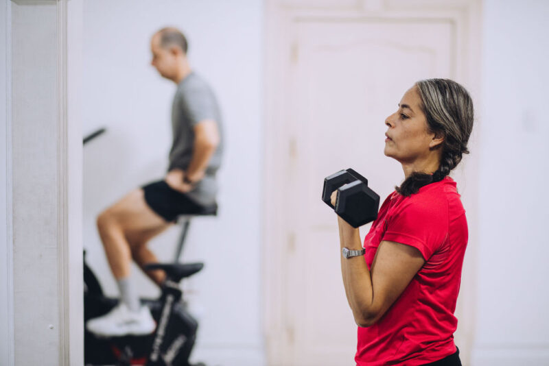 Paciente en Terapia con electrodos